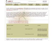 Tablet Screenshot of abclinchem.org